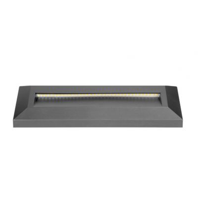 Lampa elewacyjna KIBO LED 1,5W 150lm IP65 4000K biała neutralna  szary ORNO (AD-OP-6610GL4)